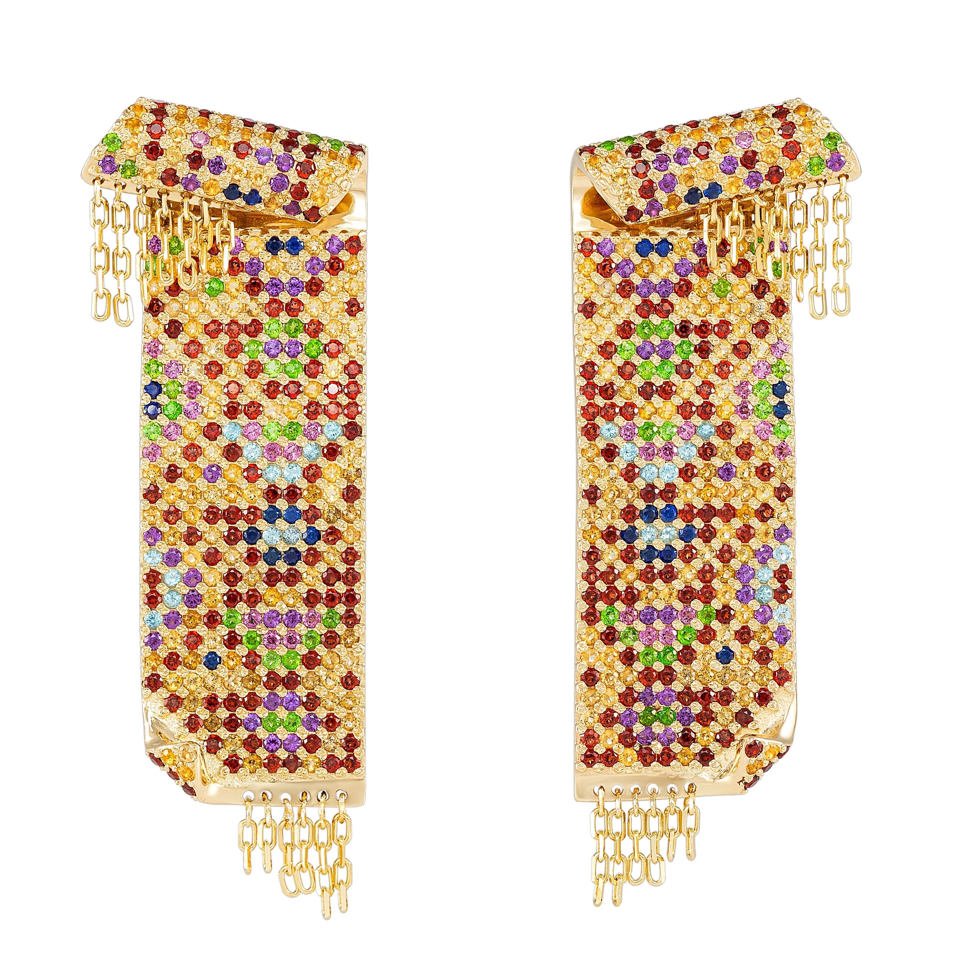 ARMENIAN CARPET EARRINGS