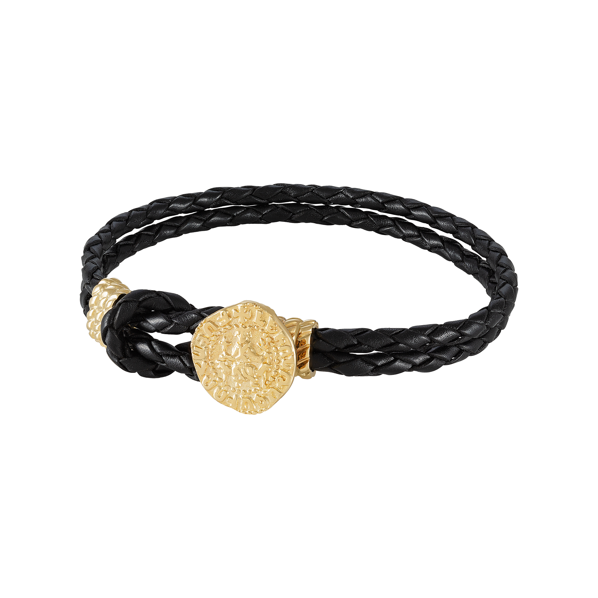 Levon I Coin Bolo Cord Bracelet