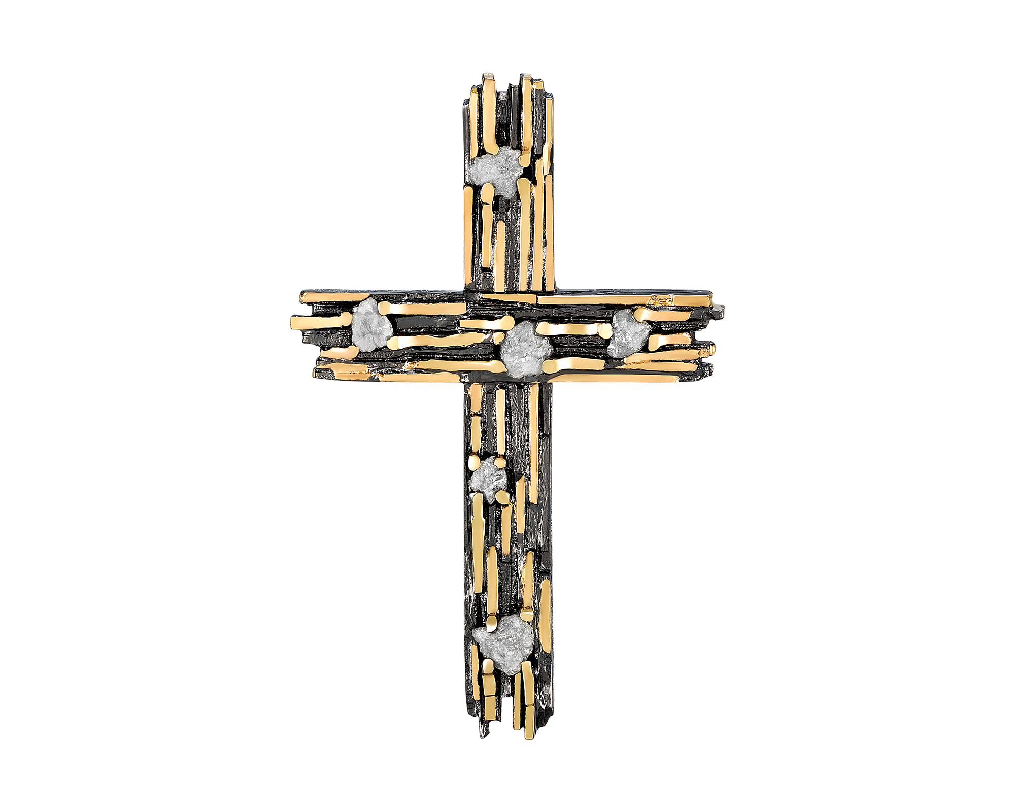 Raw Diamond Tree Cross